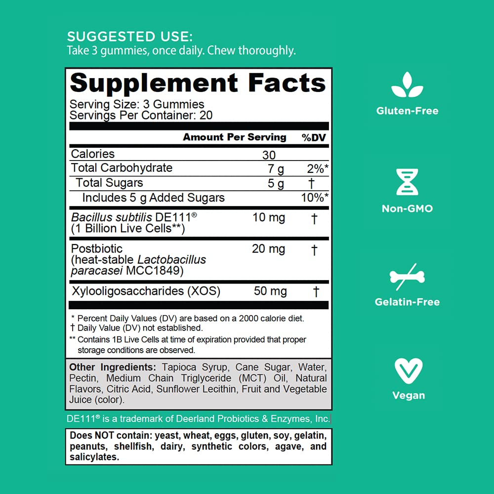 Goli Nutrition Pre+Post+Probiotics Gummies