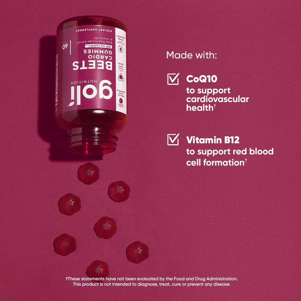 Goli Nutrition Beets Cardio Gummies