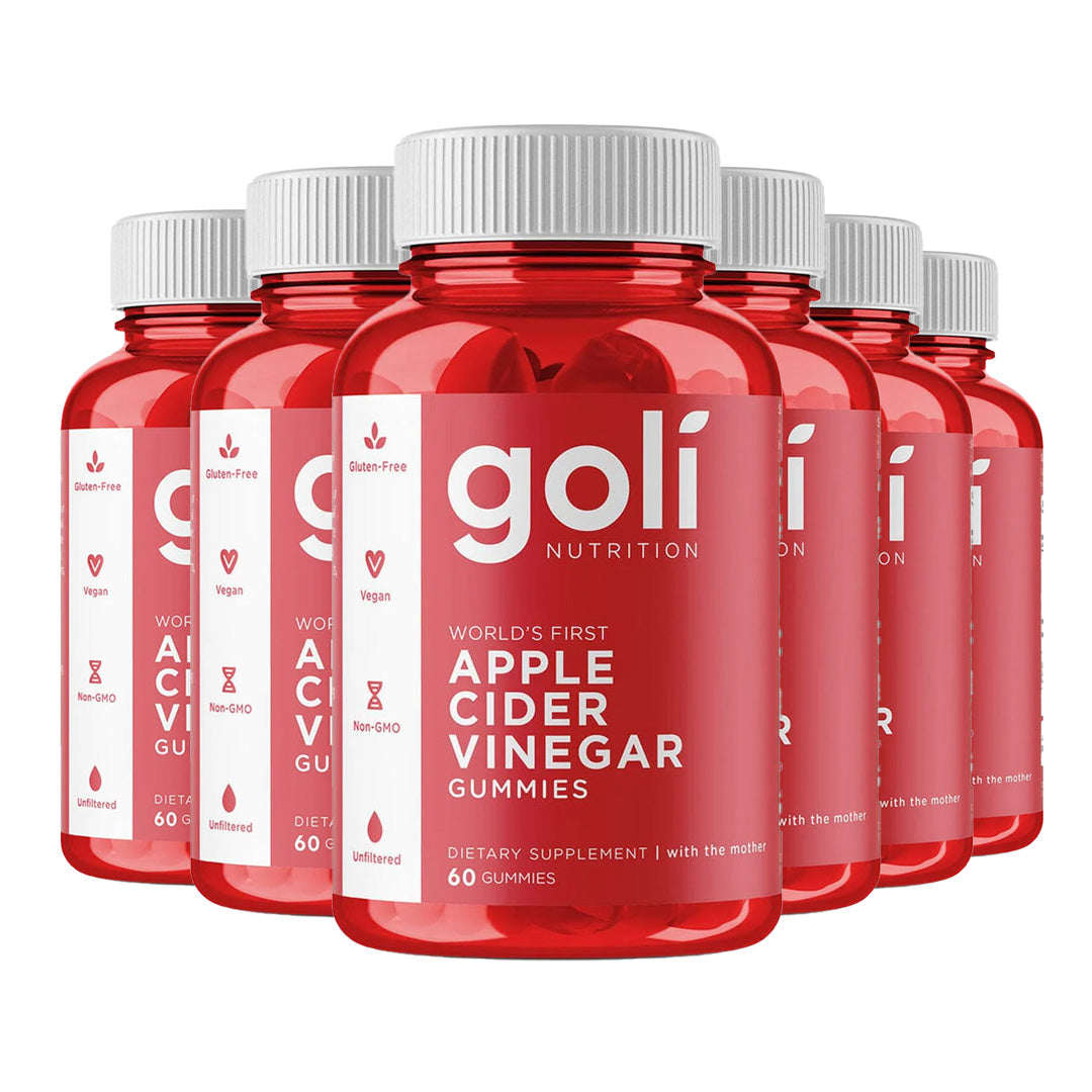 Goli Nutrition Apple Cider Vinegar Gummies, 60 Gummies