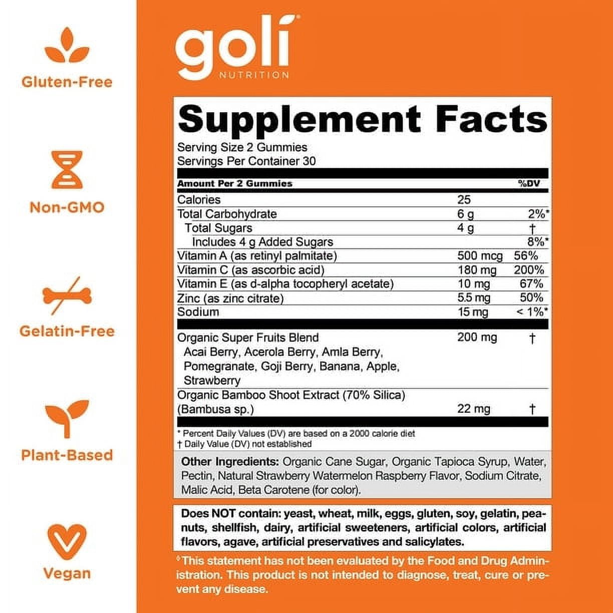 Goli Nutrition Superfruits Gummies