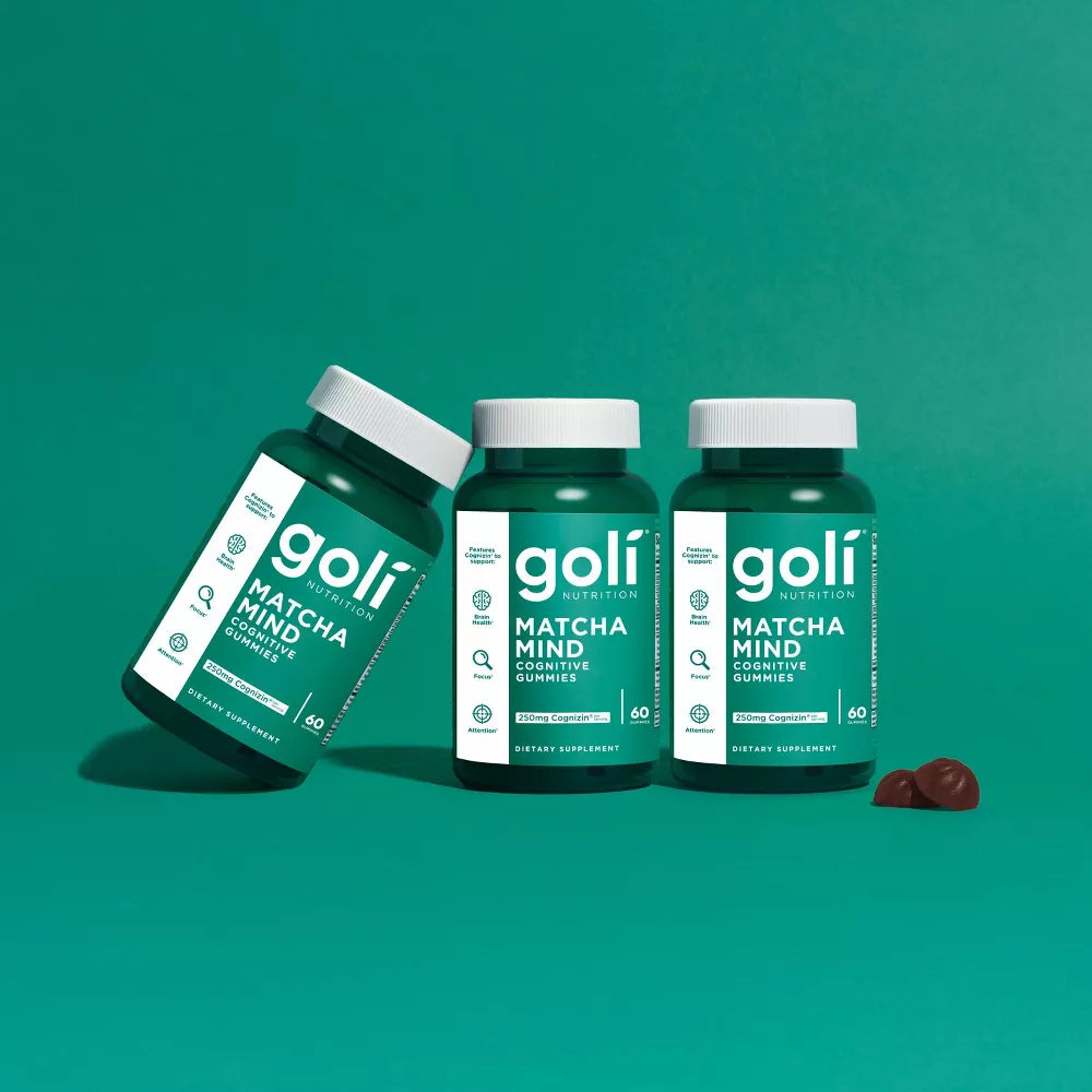 Goli Nutrition Matcha Mind Cognitive Gummies