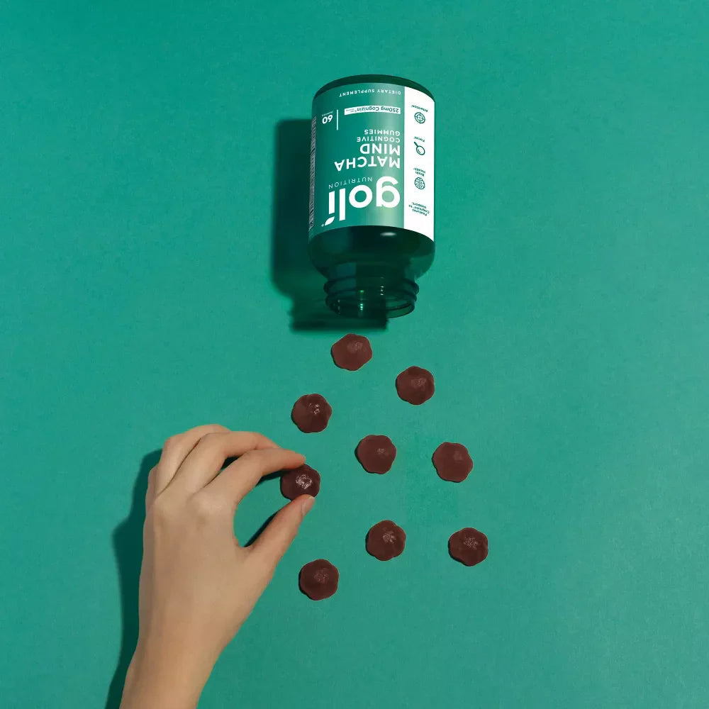 Goli Nutrition Matcha Mind Cognitive Gummies