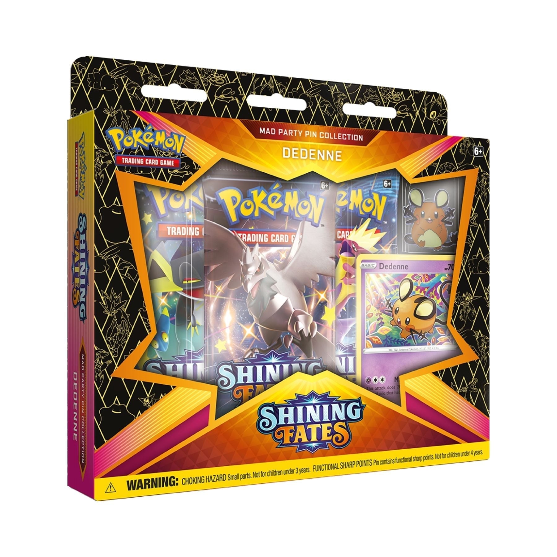 Pokemon - Shining Fates - Mad Party Dedenne Pin