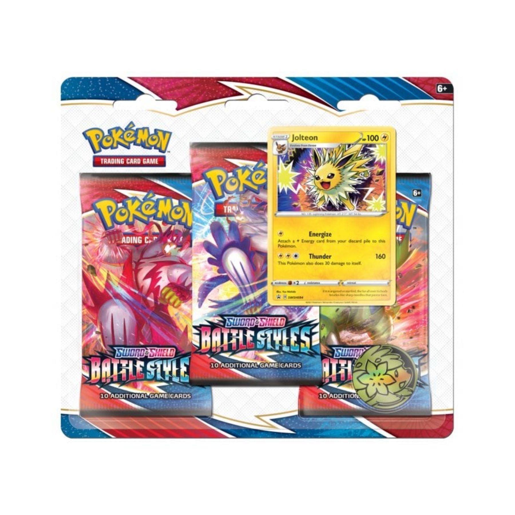 Pokemon - Battle Styles - 3 Pack Blister - Jolteon