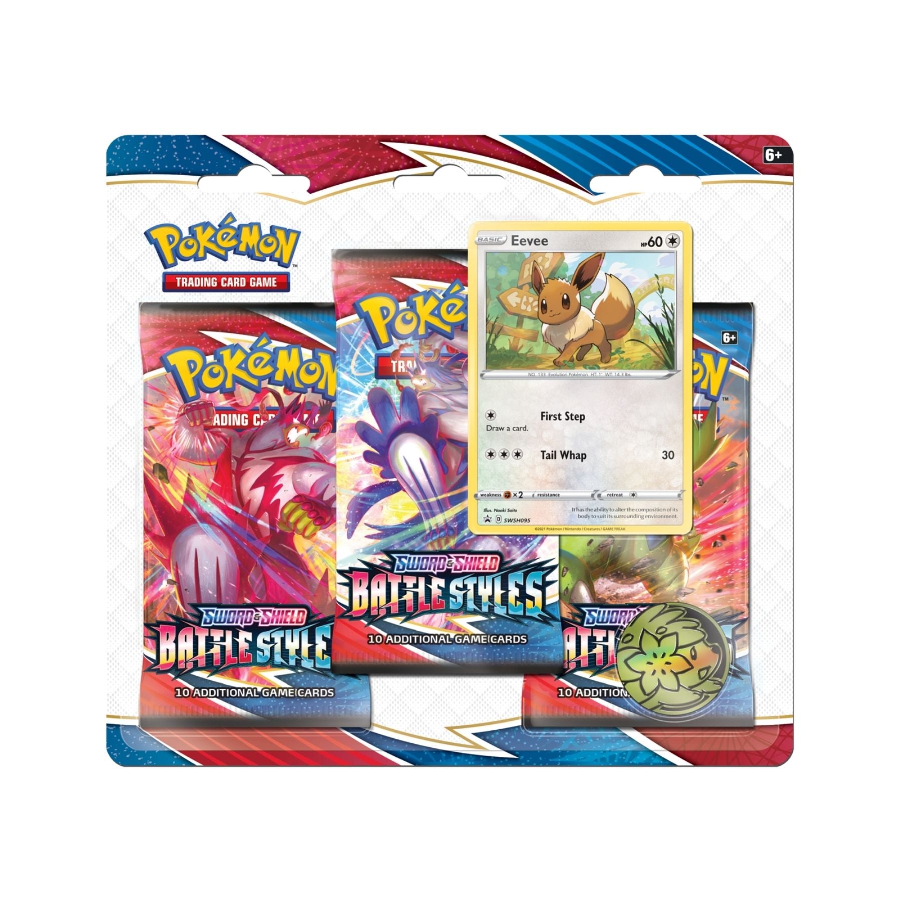 Pokemon - Battle Styles - 3 Pack Blister - Eevee
