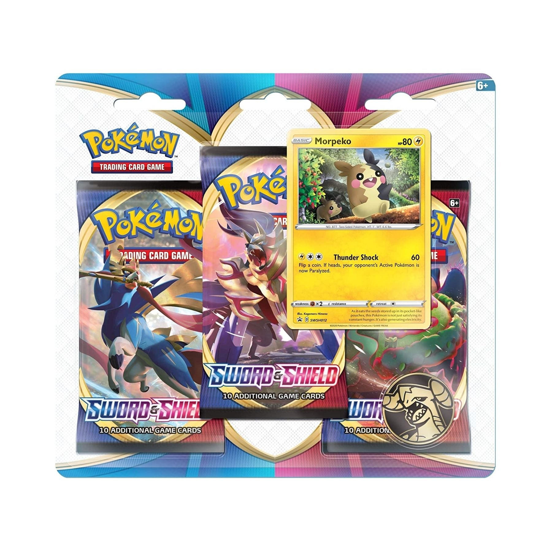 Pokemon - Sword & Shield - 3 Pack Blister - Morpeko