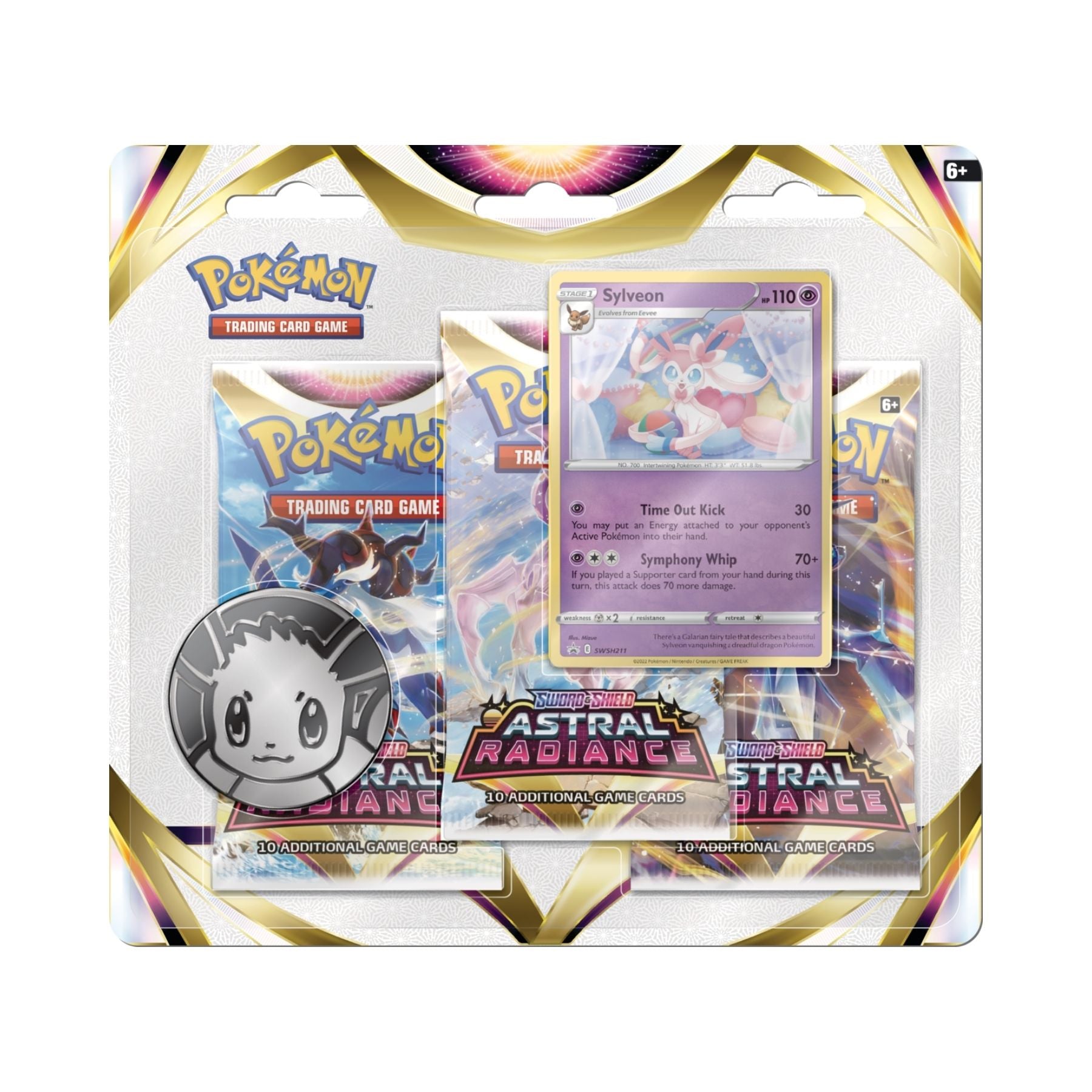 Pokemon - Astral Radiance - 3 Pack Blister - Sylveon