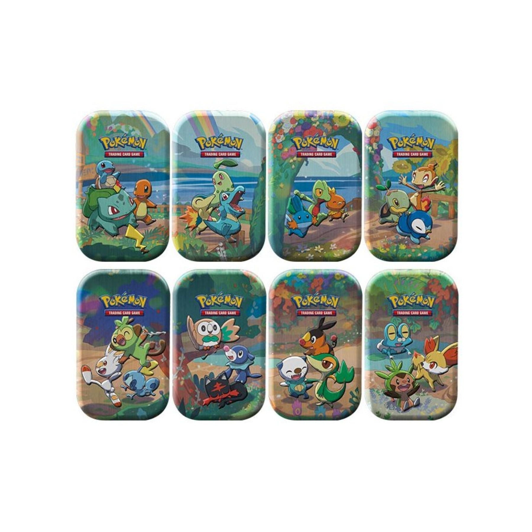 Pokemon - Celebrations - 25th Anniversary - Mini Tins Set of 8