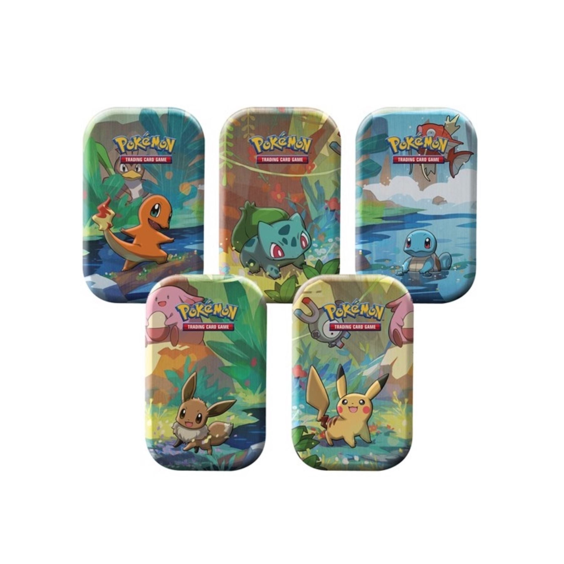 Pokemon - Kanto Friends Mini Tins Display