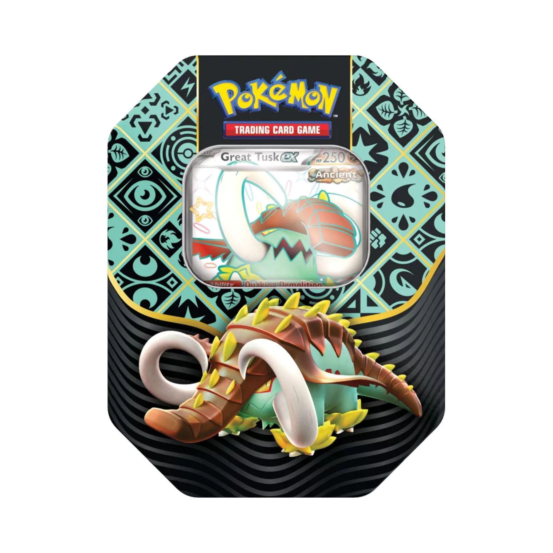 Pokemon - Paldean Fates - Great Tusk EX Tin