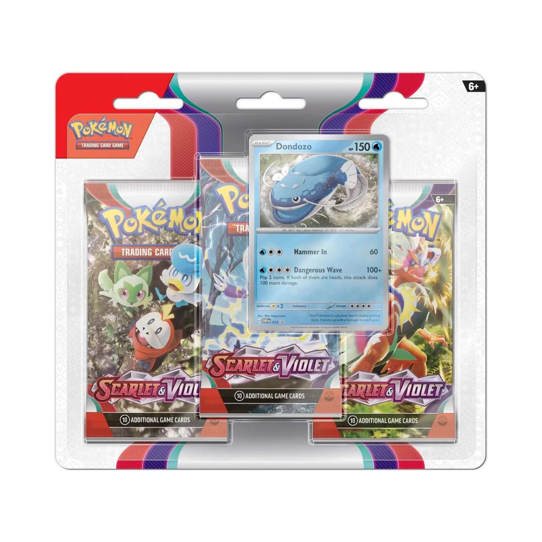 Pokemon - Scarlet & Violet - 3 Pack Blister - Dondozo
