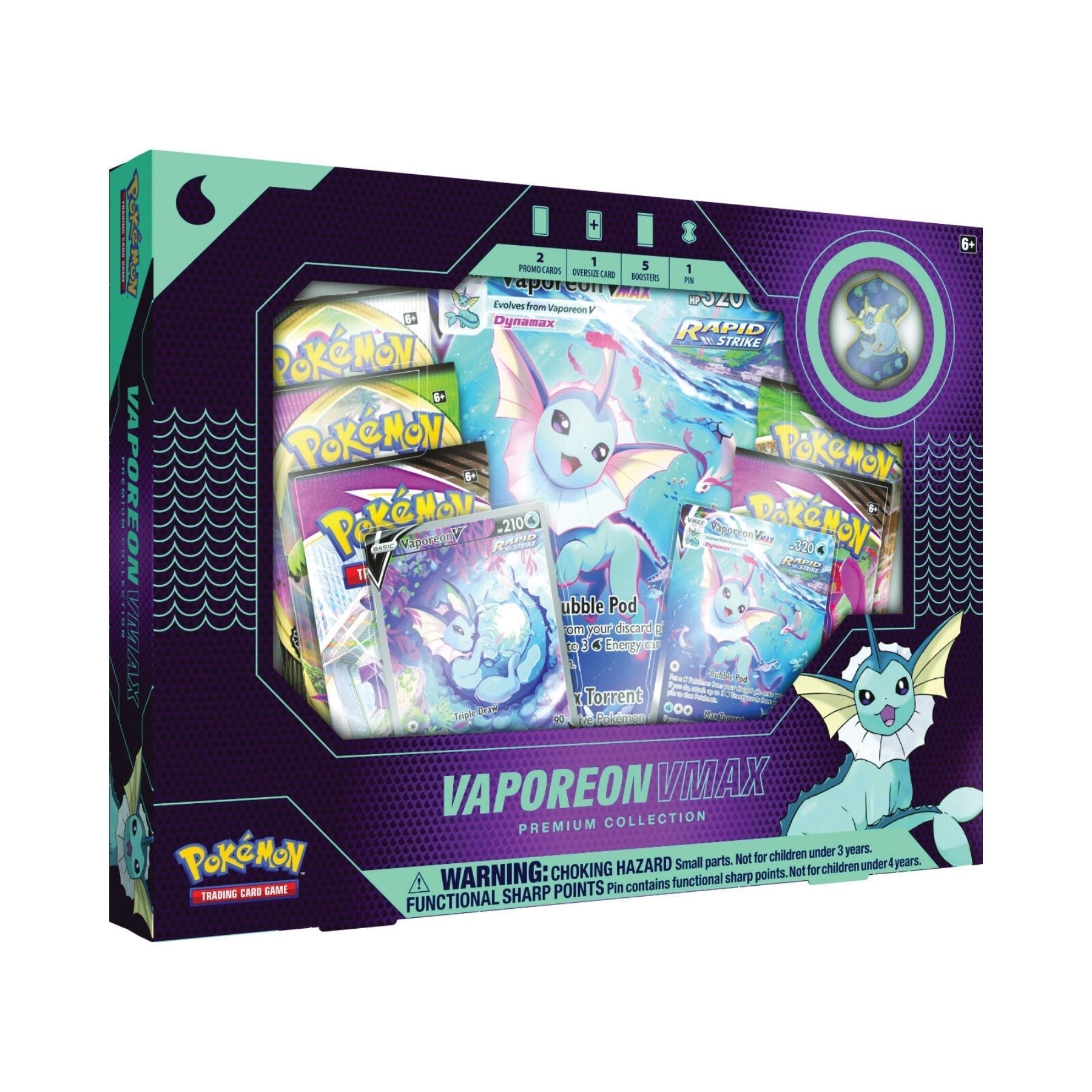 Pokemon - Vaporeon VMAX Premium Collection