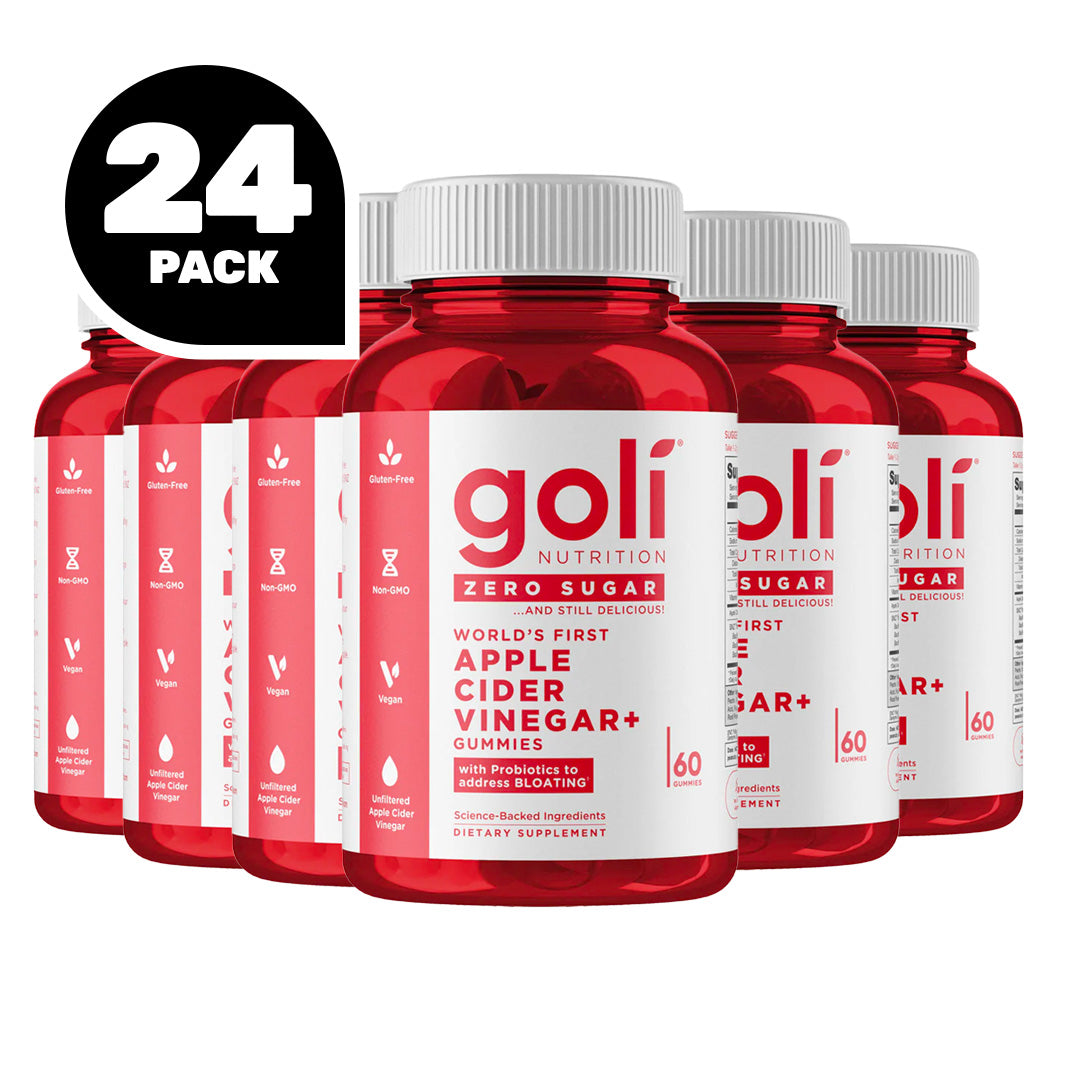 Goli Nutrition Apple Cider Vinegar Zero Sugar Gummies, 60 Gummies