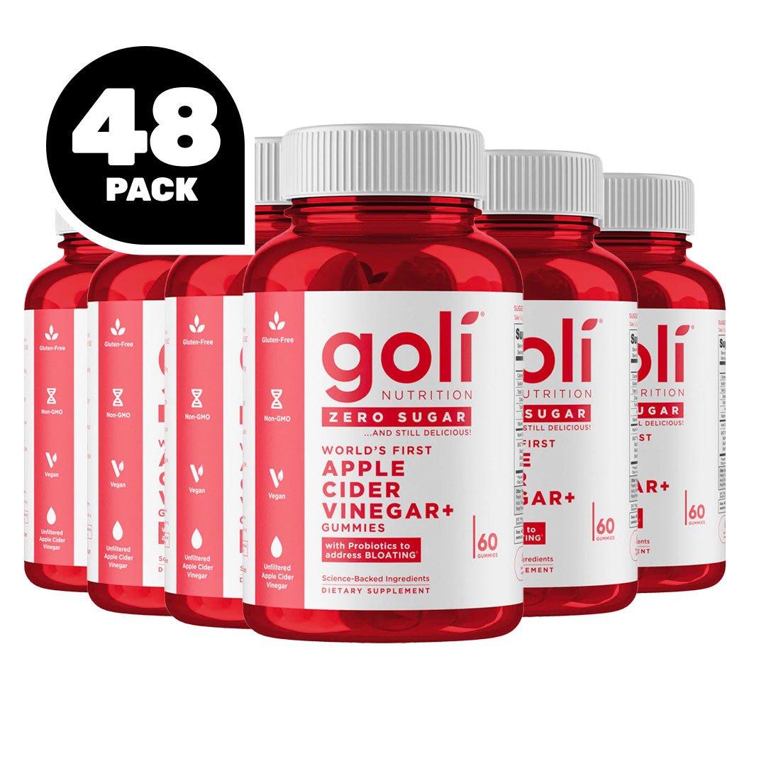 Goli Nutrition Apple Cider Vinegar Zero Sugar Gummies, 60 Gummies