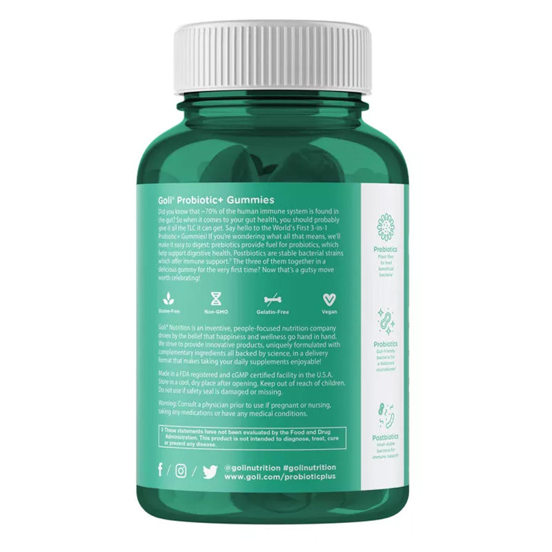 Goli Nutrition Pre+Post+Probiotics Gummies