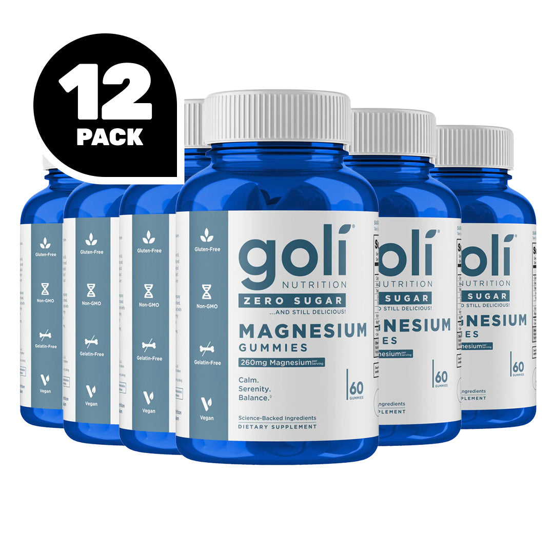 Goli Nutrition Magnesium Zero Sugar Gummies, 60 Gummies