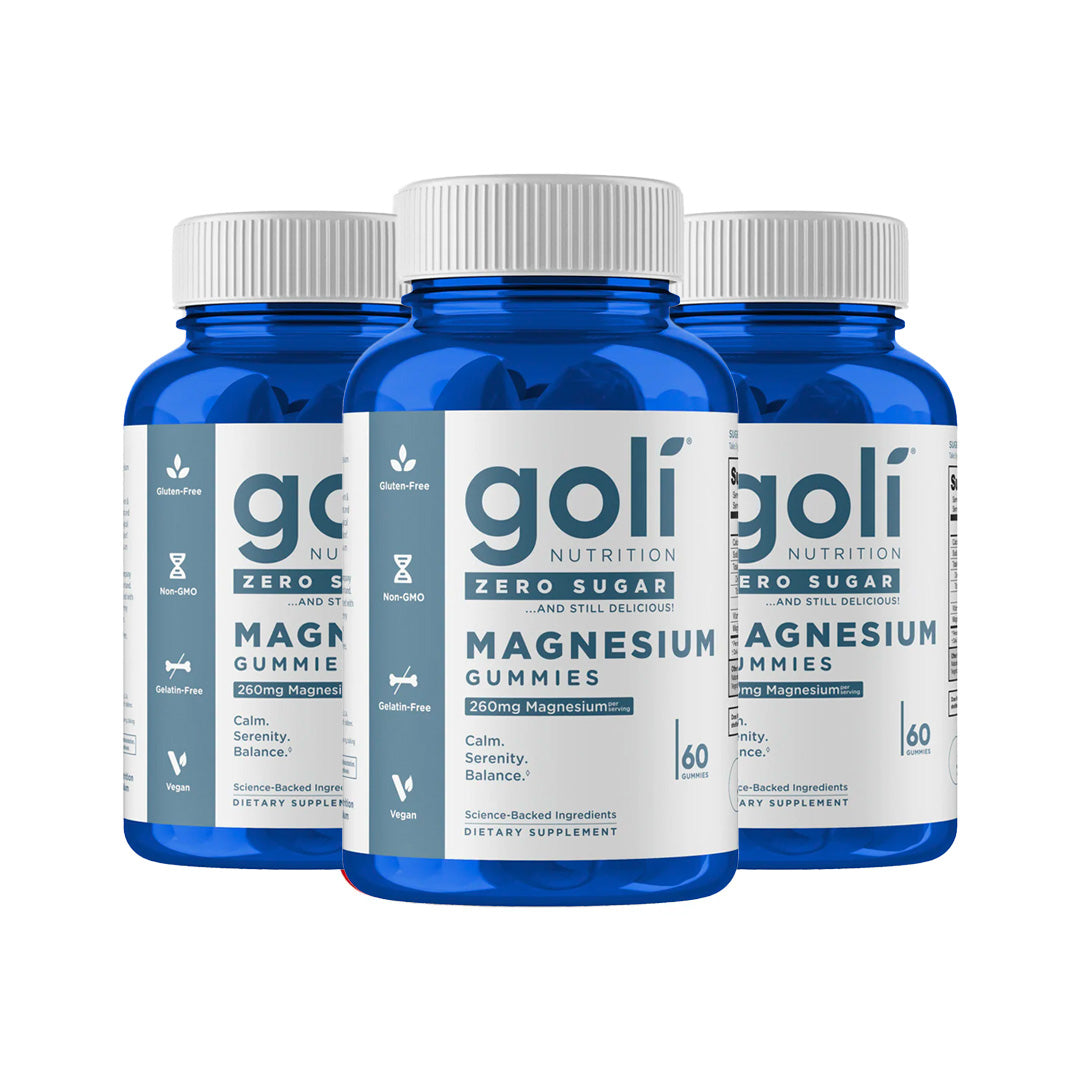 Goli Nutrition Magnesium Zero Sugar Gummies, 60 Gummies