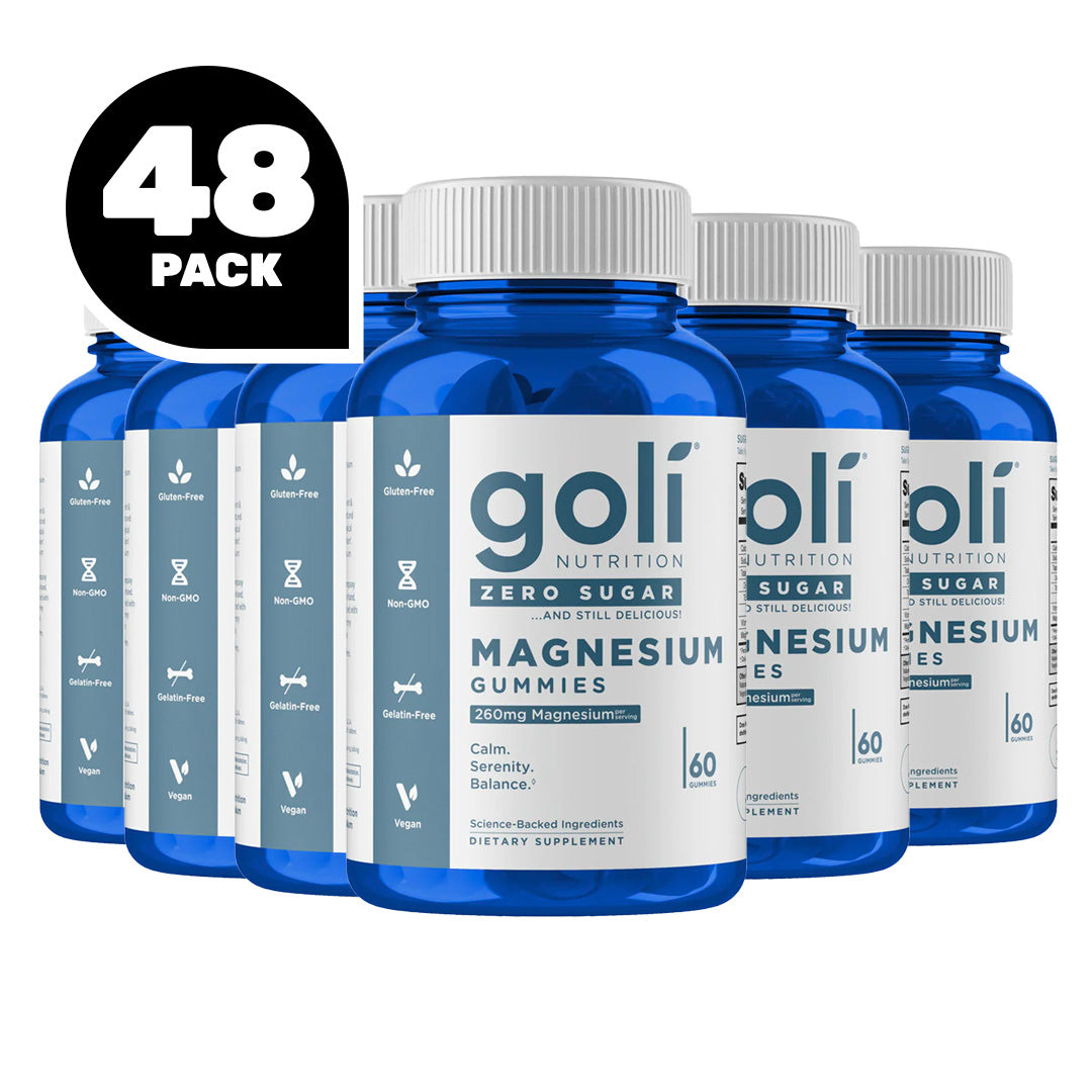 Goli Nutrition Magnesium Zero Sugar Gummies, 60 Gummies