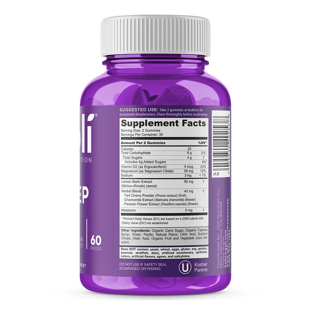 Goli Nutrition Dreamy Sleep Gummies
