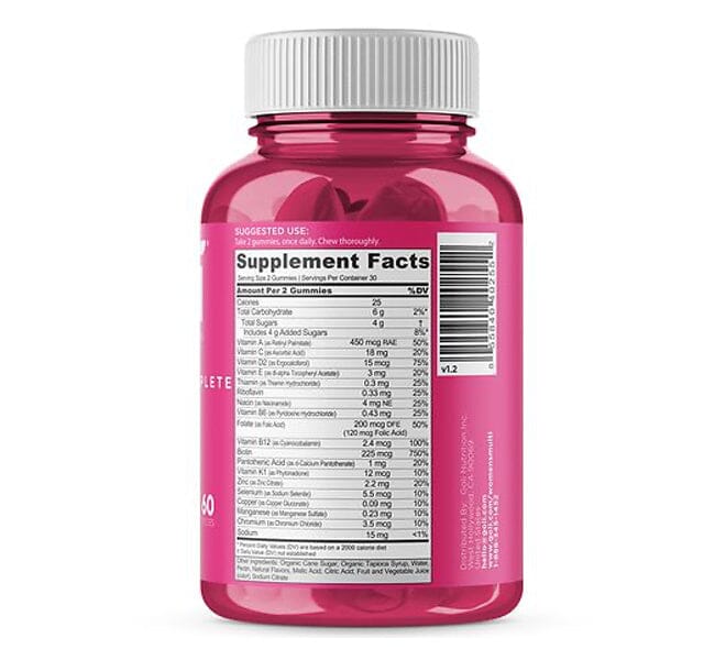 Goli Nutrition Women's Complete Multi Gummies